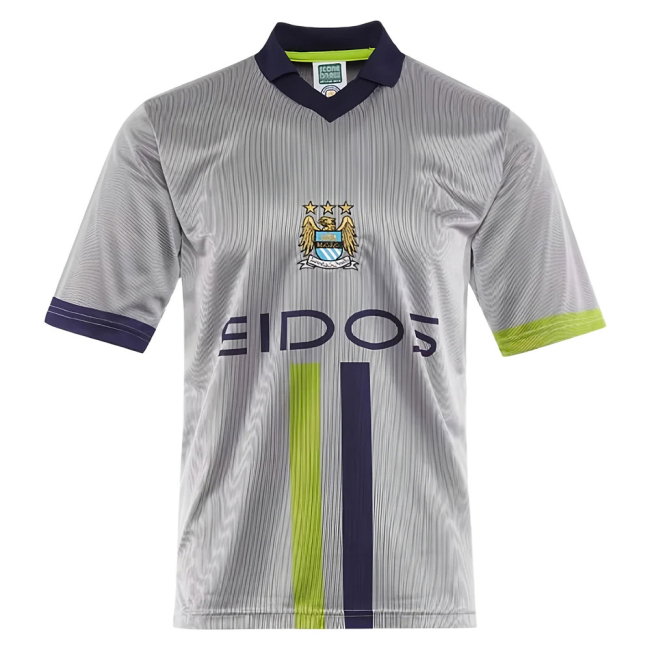 Manchester City 2000 Away Retro Shirt (Weaver 1)-SoccerKits Hub | Buy Soccer Jerseys Online